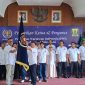 Prosesi pelantingan Pengurus Persatuan Wartawan Indonesia (PWI) Kabupaten Sukabumi masa bakti 2026–2029 di Aula Pendopo Kabupaten Sukabumi, Selasa 27 Oktober 2026. PJ/Dok