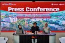 Rektor Telkom University Prof. Dr. Suyanto, S.T., M.Sc saat memberikan keterangan terkait kasus perundungan di Telkom university, Minggu (11/10). PJ/Mal