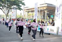 Telkomsel dan FITA menggelar Perempuan Berlari Vol.3 yang digelar pada Minggu (18/10) di Bumi Hejo, Kota Baru Parahyangan, Kabupaten Bandung Barat. PJ/Dok