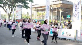 Telkomsel dan FITA menggelar Perempuan Berlari Vol.3 yang digelar pada Minggu (18/10) di Bumi Hejo, Kota Baru Parahyangan, Kabupaten Bandung Barat. PJ/Dok